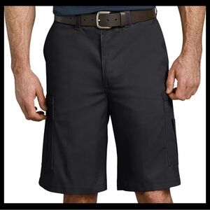 NWT Dickies LR42 Premium Industrial Cargo Shorts NAVY 36/11" Inseam 6 Pockets